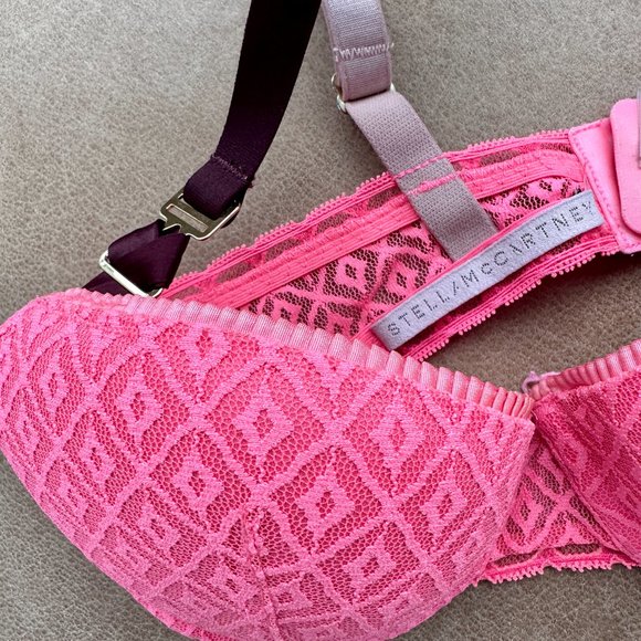 🌸 Stella McCartney Pink Lace Bra | Size 32B | Like-New 🌸 - Picture 6 of 6